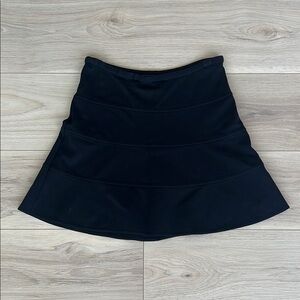 BCBGMaxAzria Black A-Line Mini Skirt Casual